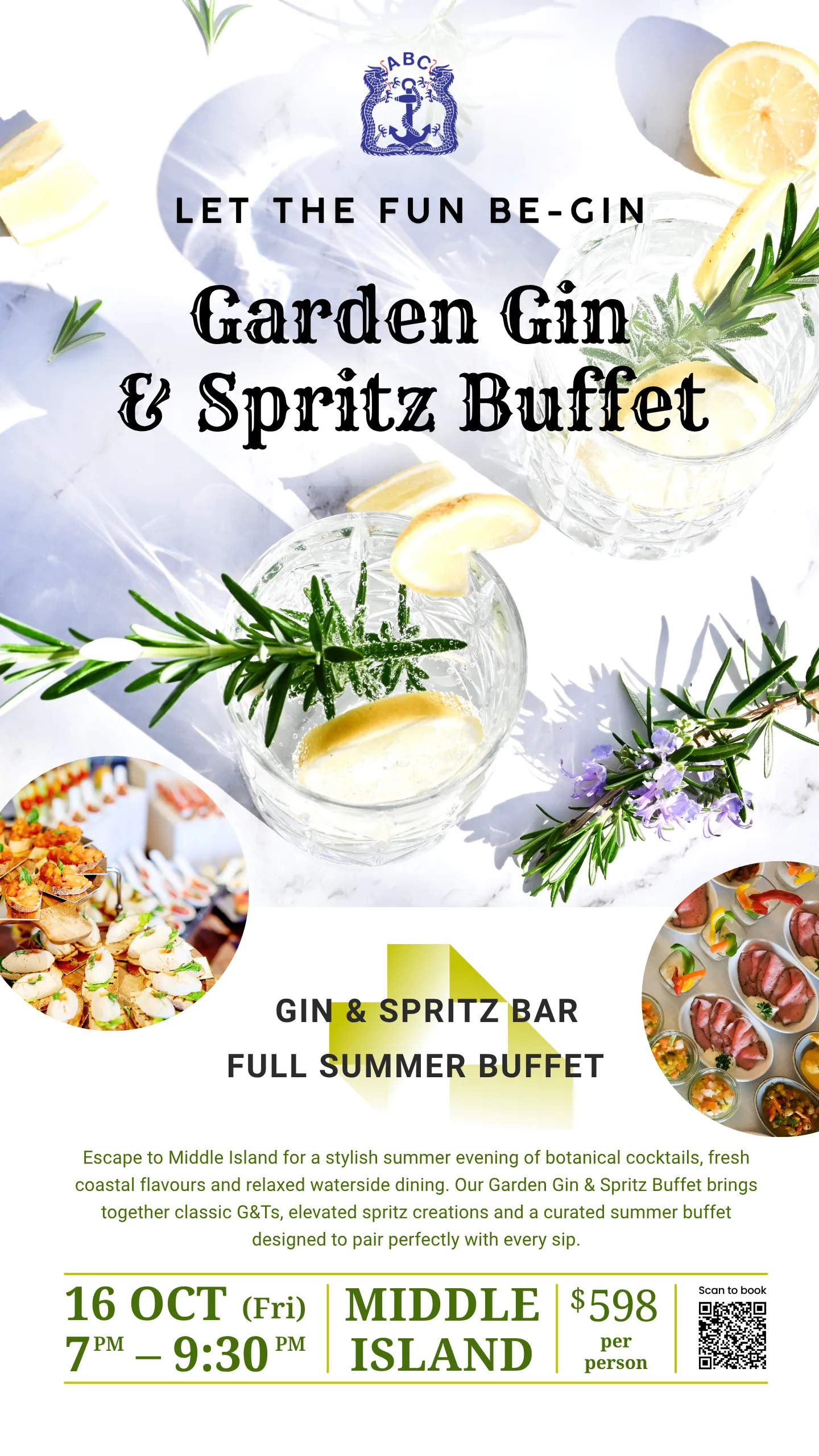Gin and Spritz Buffet